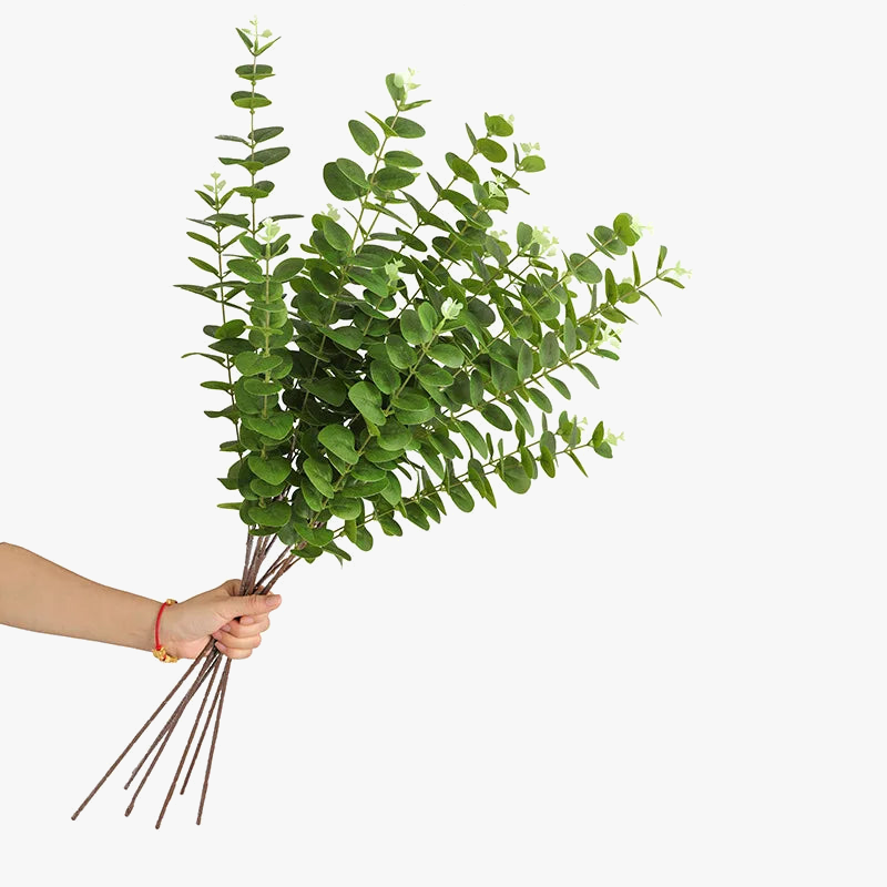 branche de plante artificielle en eucalyptus pour décoration intérieure et jardin
