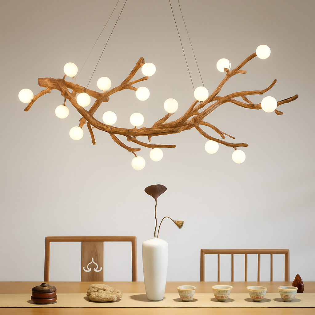 Branches minimalistes modernes Led lustres pour salon Restaurant salle hôtel hall Tables basses décoration de la maison luminaire