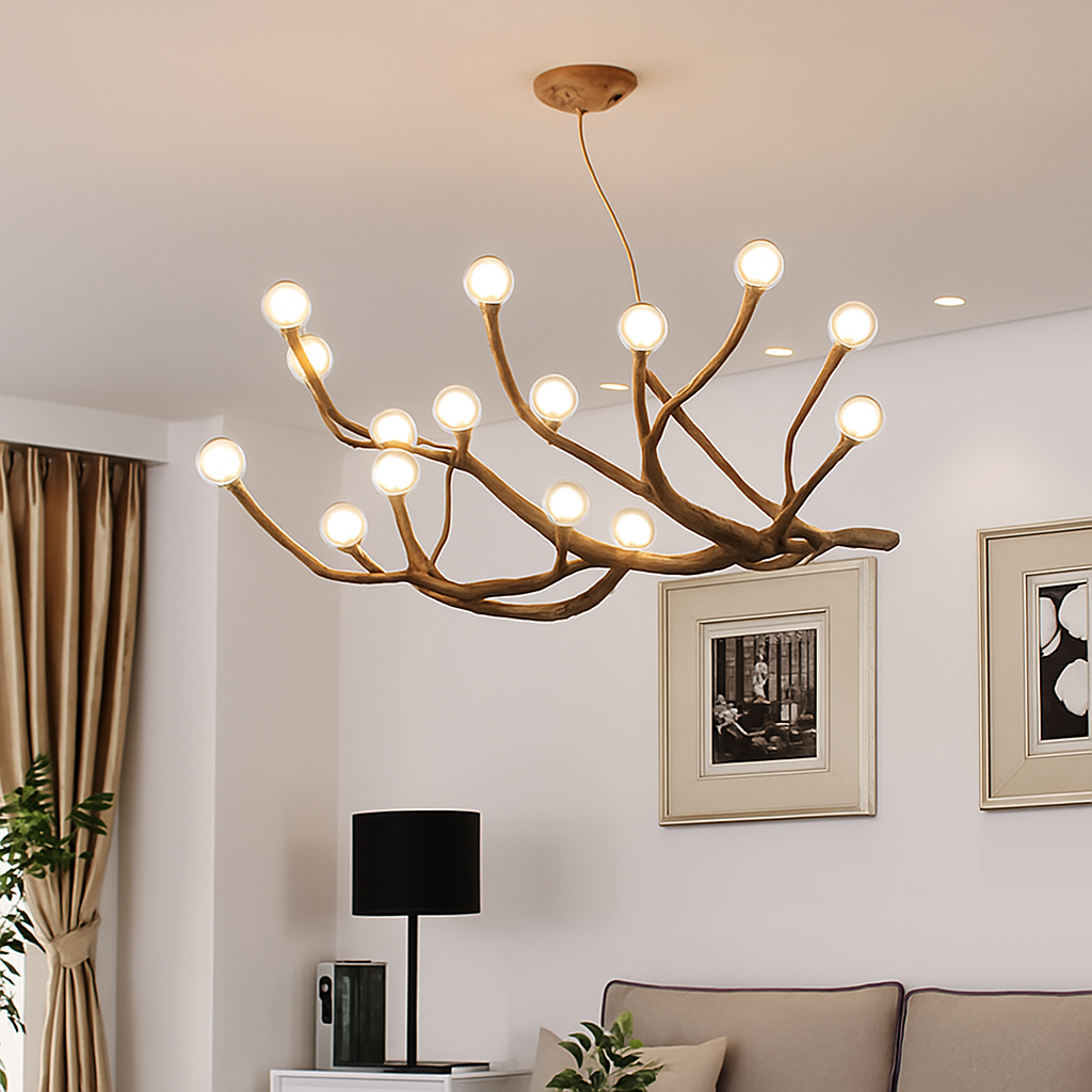 Branches minimalistes modernes Led lustres pour salon Restaurant salle hôtel hall Tables basses décoration de la maison luminaire