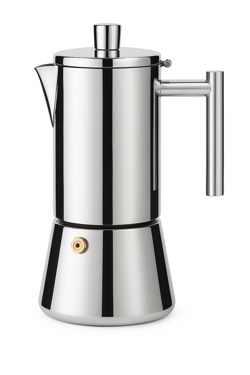 Cafetière italienne easyworkz diego acier inoxydable induction - vue 3 sur 2