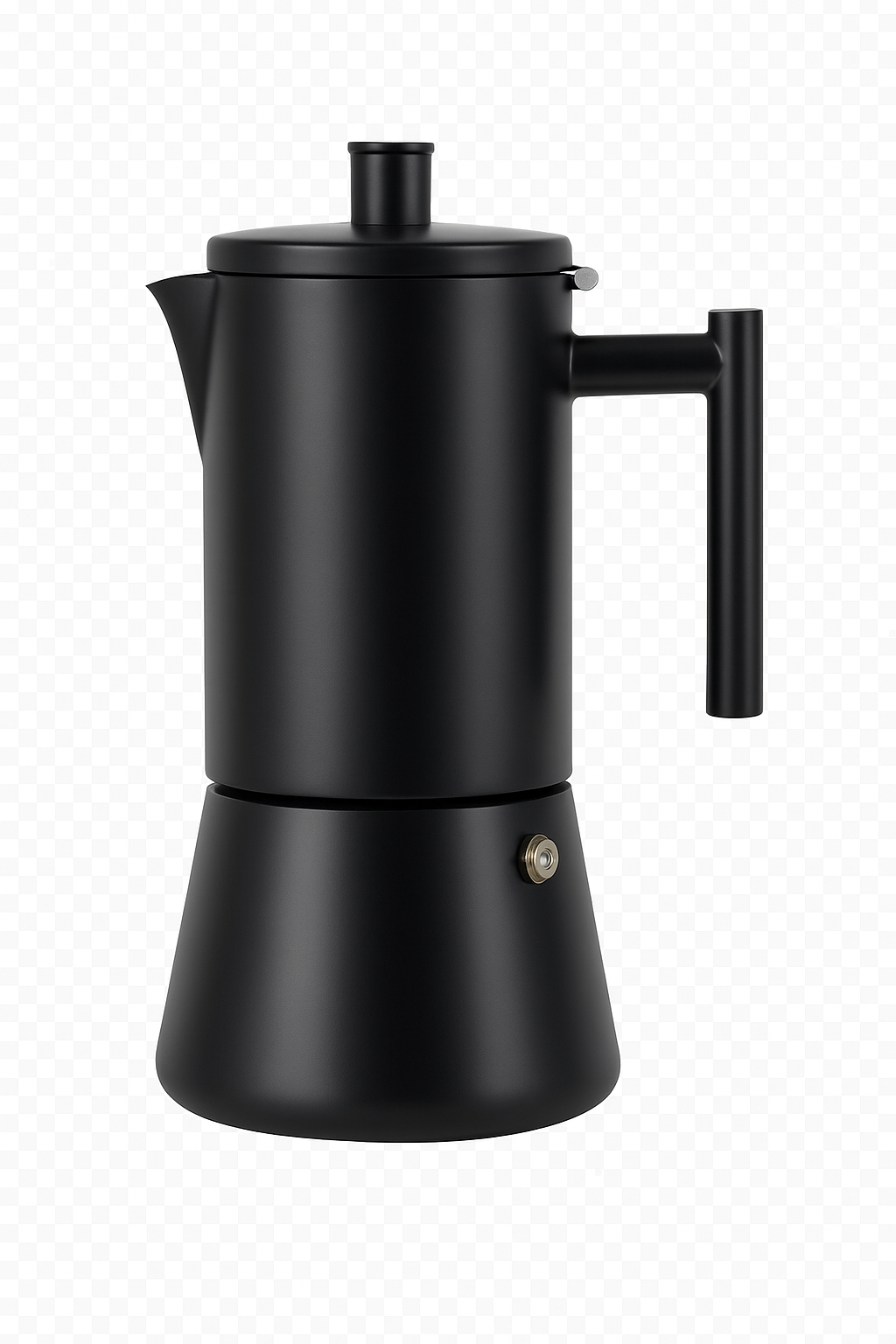 Cafetière italienne induction acier inoxydable design classique