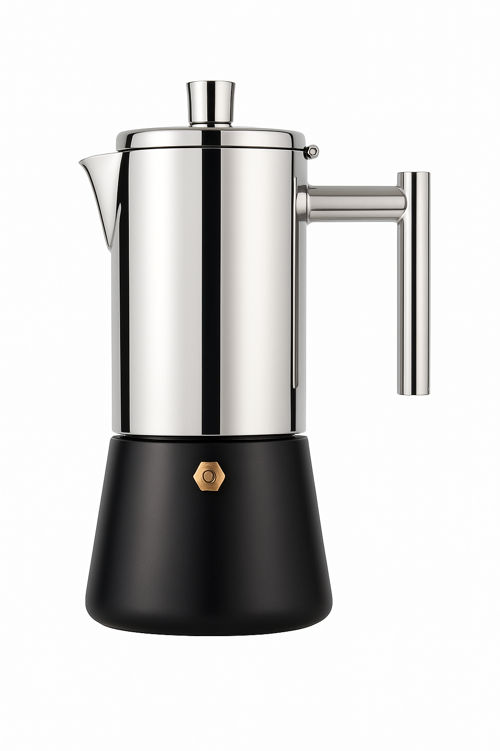 Cafetière italienne inox design induction easyworkz diego - vue 2 sur 2