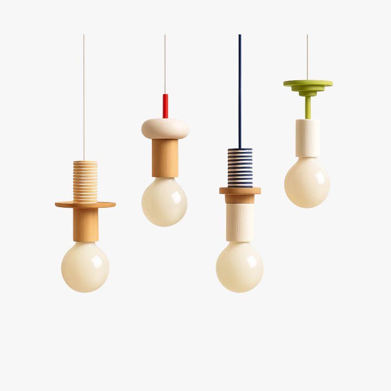 Lustre en bois