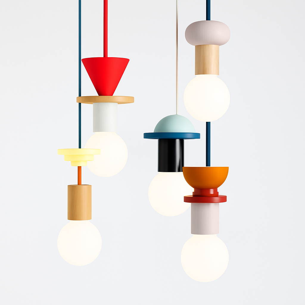 Couleur nordique bois suspension LED lumière cuisine suspension lampe Restaurant plafond lustre Luminaire chambre maison déco Luminaire - vue 3 sur 15