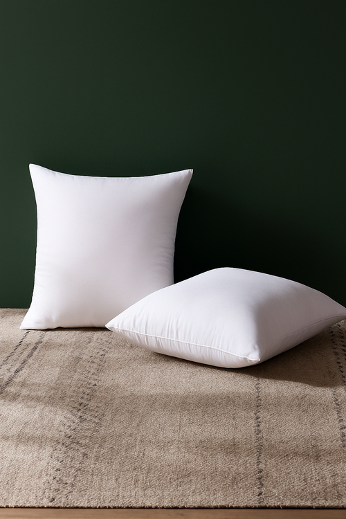 coussin classique 45x45cm en coton doux pour le confort - vue 5 sur 7