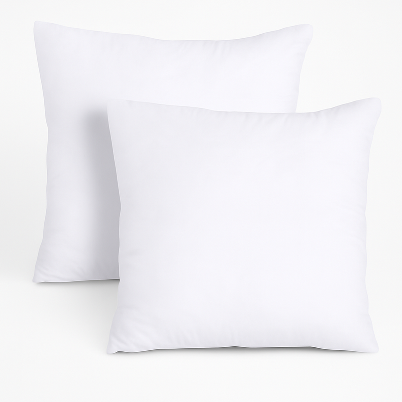 coussin décoratif carré en coton doux 45x45 cm pour lit ou canapé