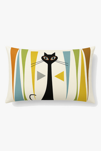 coussin lombaire géométrique abstrait double face décoratif