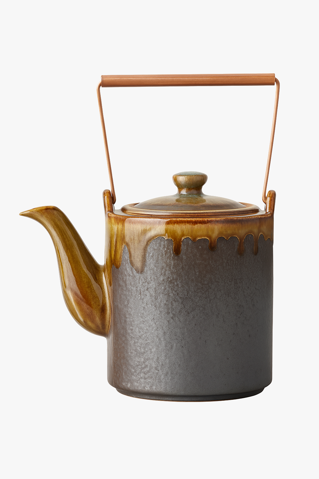Couvercle bol theiere ceramique style retro artisanal maison