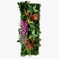décoration murale artificielle herbe chlorophytum pour jardin et événements