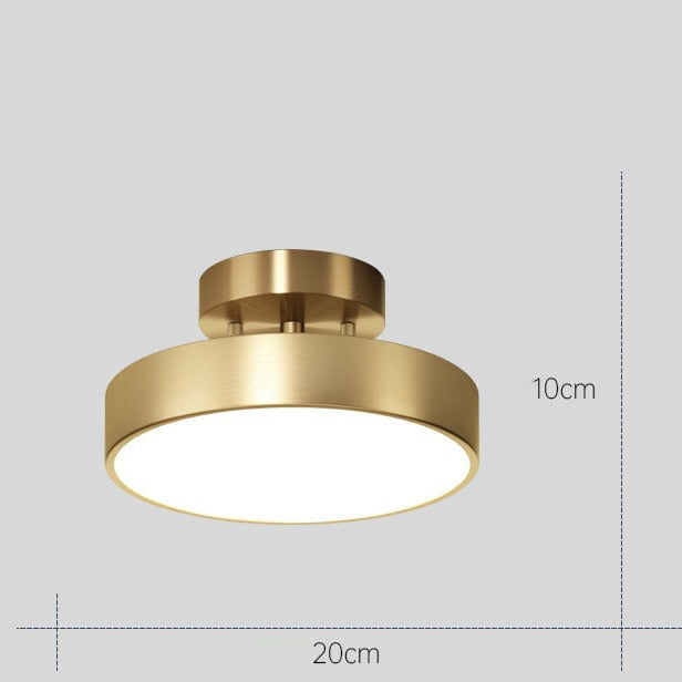 Plafonnier moderne LED minimaliste en métal Celio