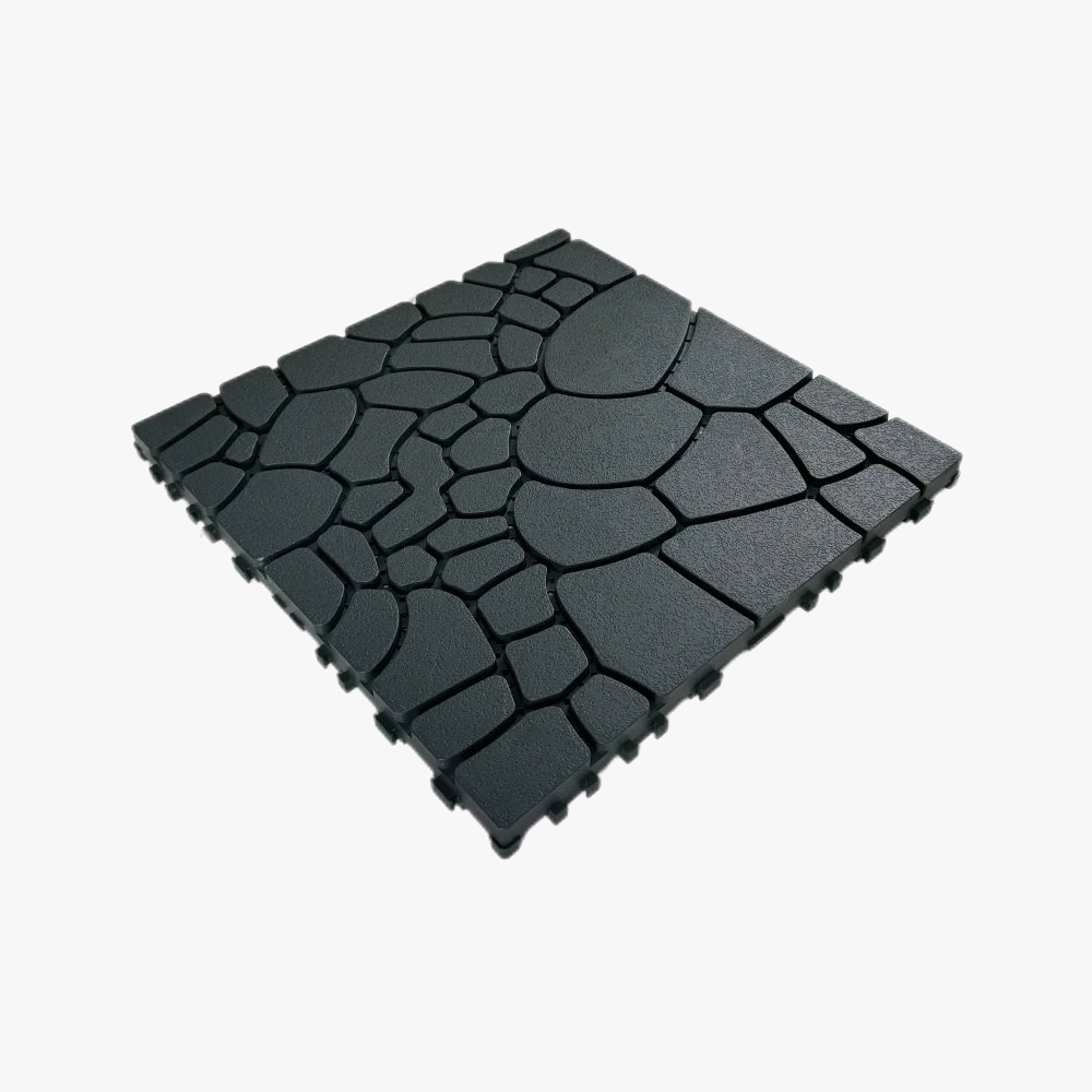 Dalles terrasse clipsables effet pierre 30 cm lot44