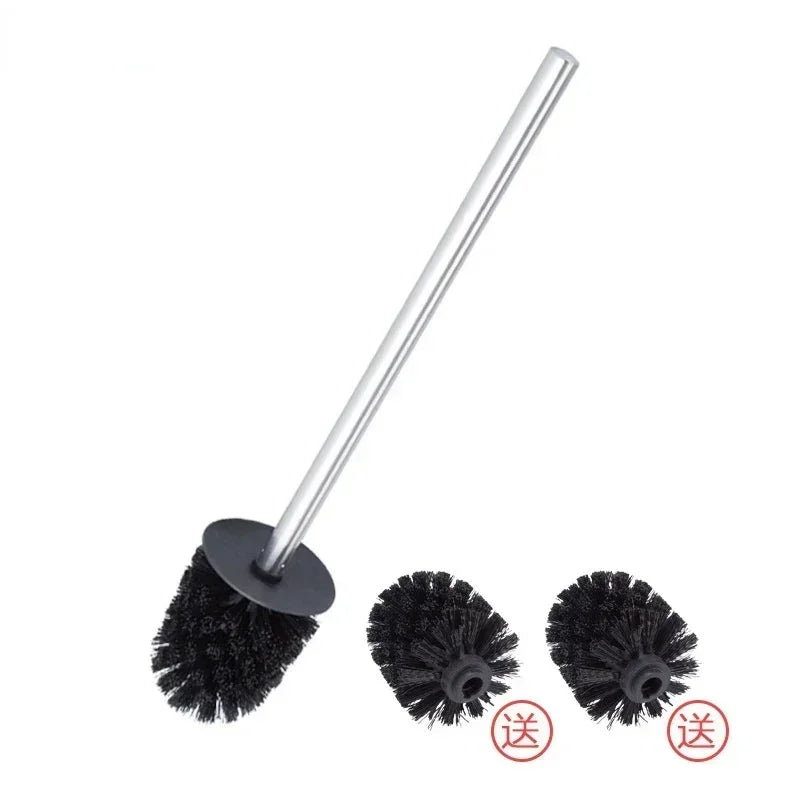 ensemble de brosses en acier inoxydable avec long manche créatif