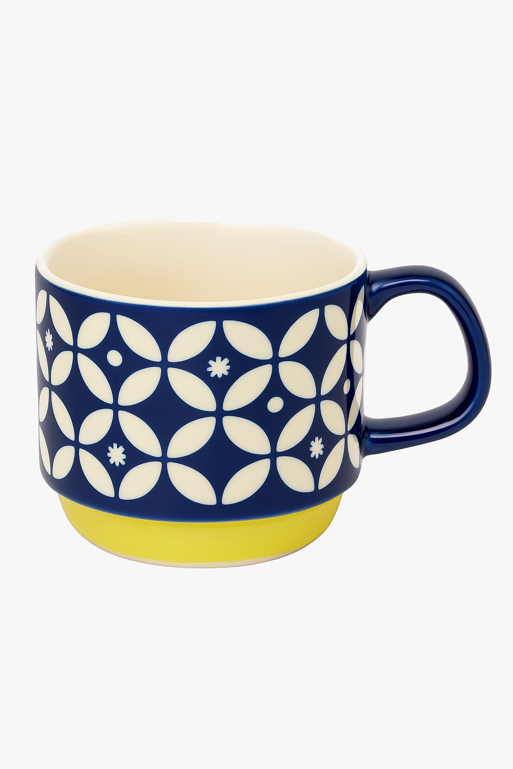 ensemble tasses cafe japonaises floral retro ceramique 300ml