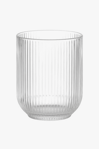 Ensemble verres vin rayés tige courte large ouverture