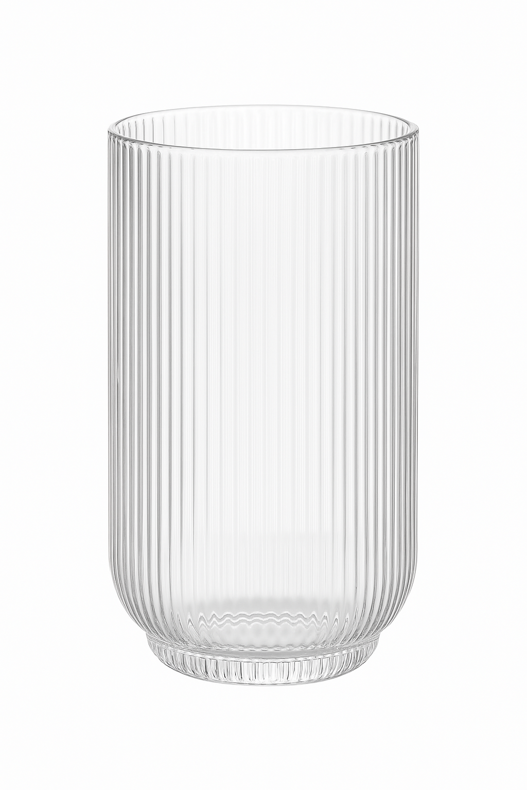 Ensemble verres vin rayés tige courte large ouverture