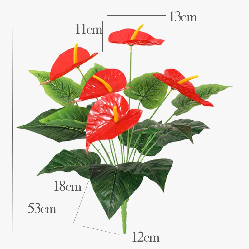 feuilles de monstera artificielles pour décoration intérieure et extérieure