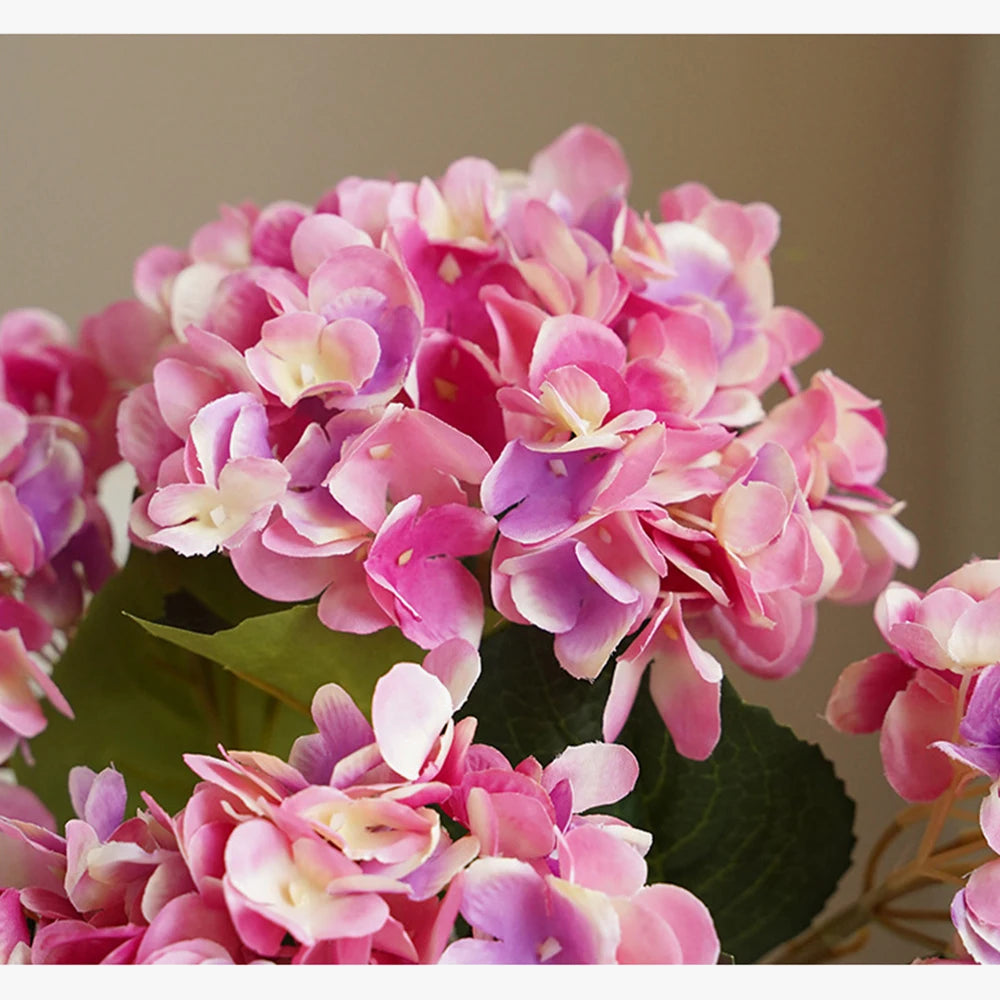 fleur d'hortensia artificielle réaliste pour décoration et bouquet
