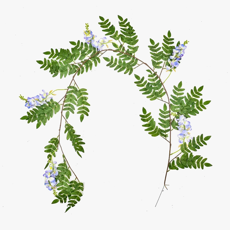 fleurs de glycine artificielles pour décoration intérieure élégante