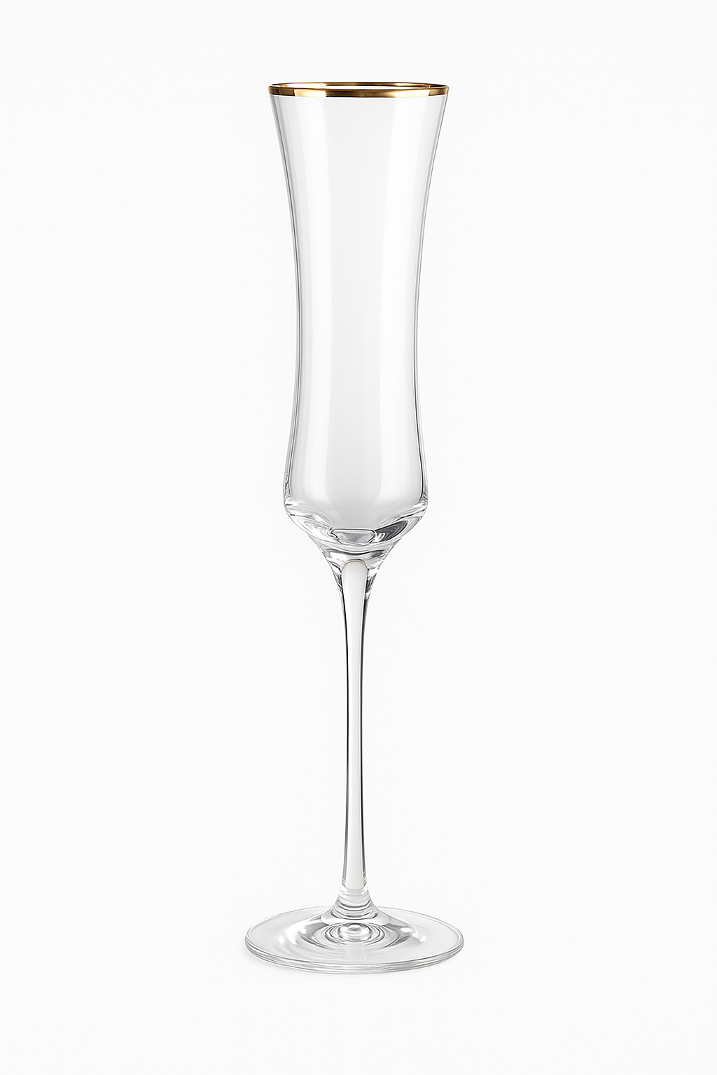 Flutes a champagne elegantes verre souffle main - vue 2 sur 2
