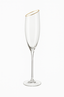 Flutes champagne design élégant verre soufflé sans plomb