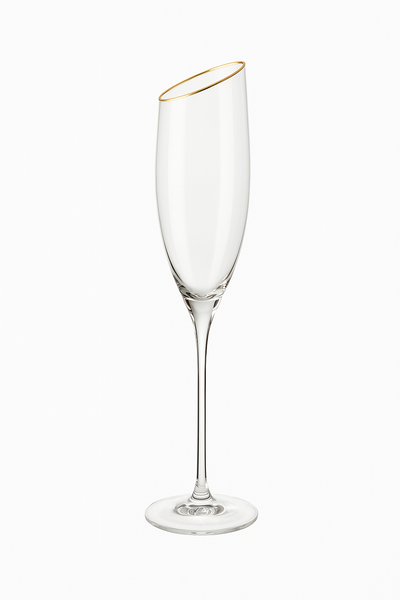 Flutes champagne design élégant verre soufflé sans plomb