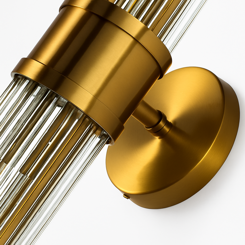 FSS moderne luxe or cristal applique LED Simple coquille lumière pour salon chambre fond chevet escalier allée - vue 6 sur 10