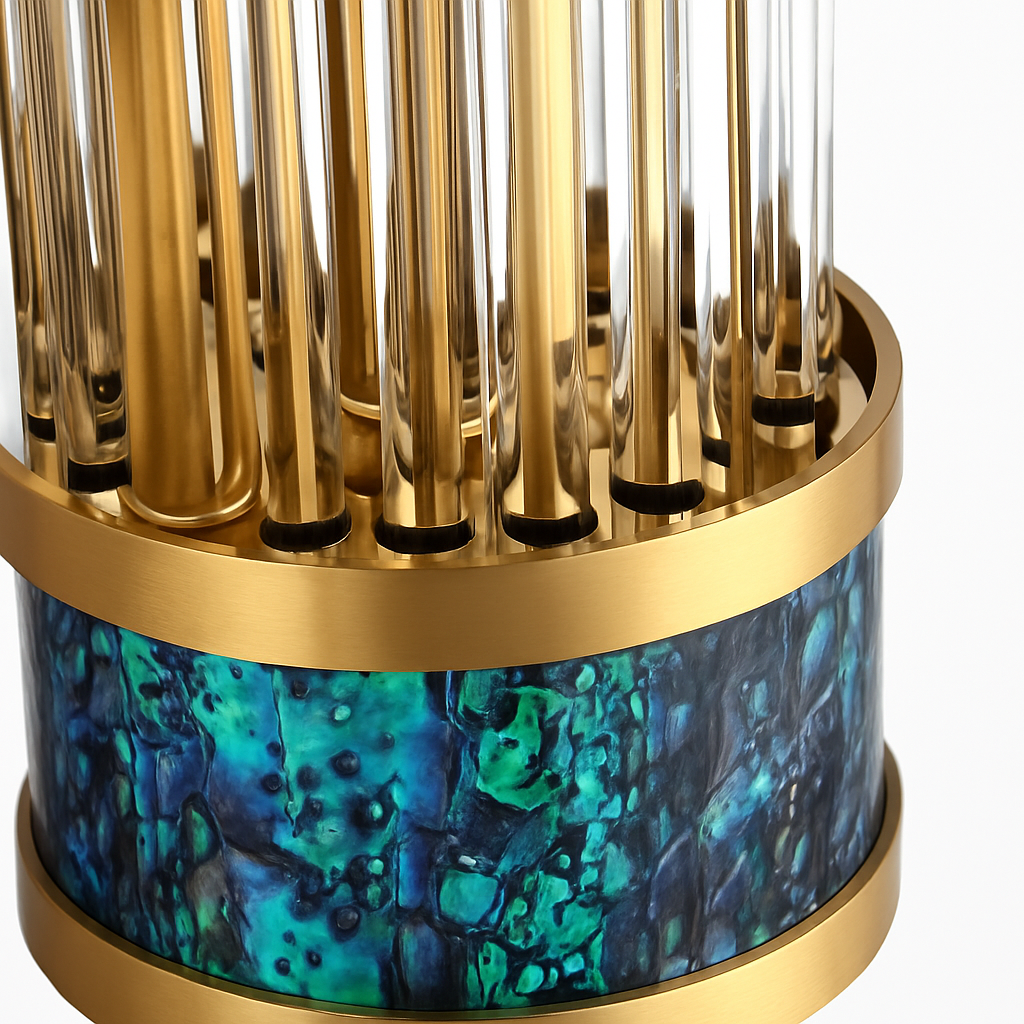 FSS moderne luxe or cristal applique LED Simple coquille lumière pour salon chambre fond chevet escalier allée - vue 7 sur 10