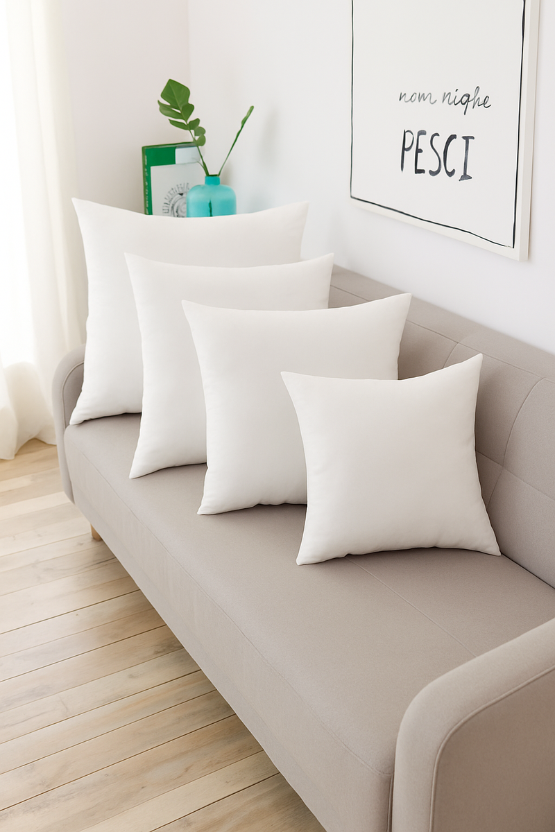 garnissage moelleux en coton pour coussins 14 à 24 pouces