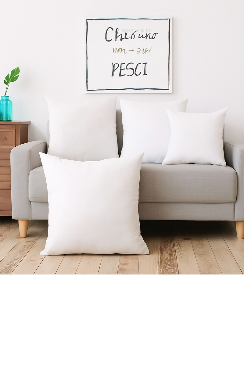 garnissage moelleux en coton pour coussins 14 à 24 pouces