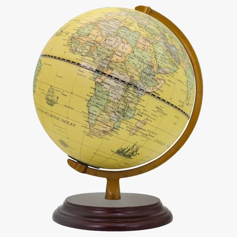 globe antique lumineux européen et américain décoratif rétro