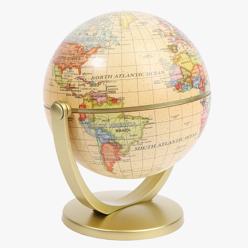 globe terrestre éducatif carte du monde décoratif pour enfants et bureau