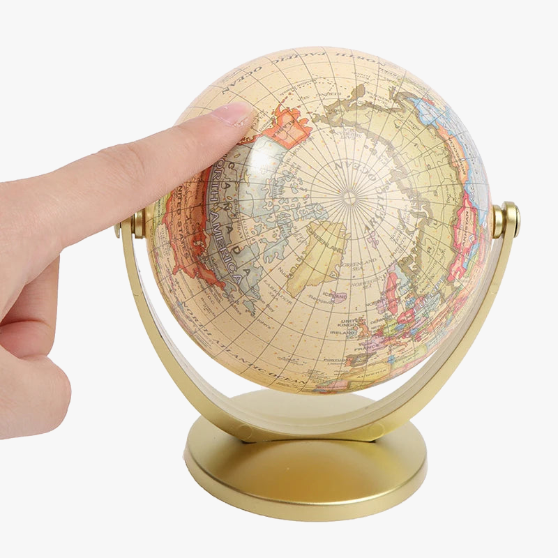 globe terrestre éducatif carte du monde décoratif pour enfants et bureau