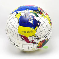 globe terrestre gonflable en pvc pour apprendre en s'amusant