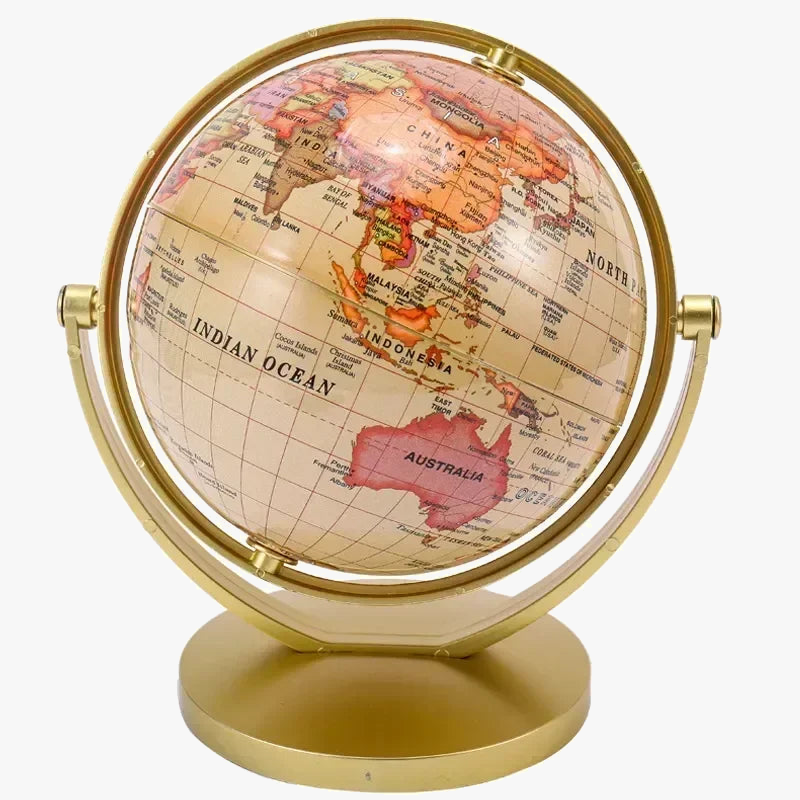 globe universel rétro éducatif rotatif haute définition pour étudiants