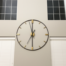 grande horloge murale design silencieuse pour décoration intérieure