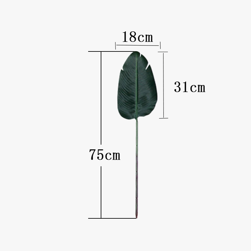 grandes plantes artificielles feuillage tropical pour décoration mariage