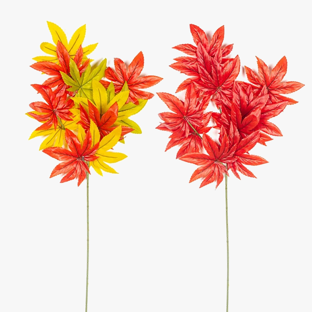 grandes plantes d'érable artificielles décorations d'automne pour festivals