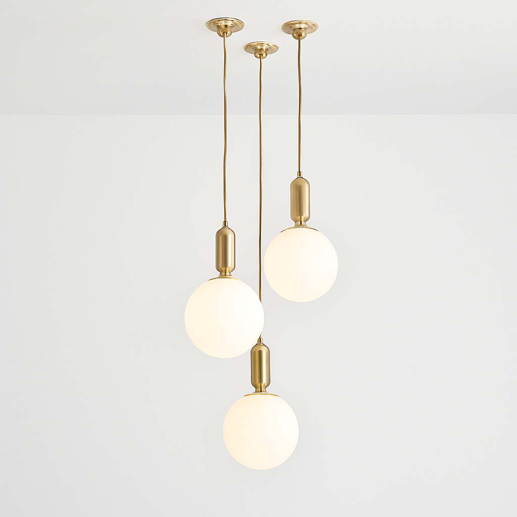 gzmj moderne globe en verre suspension pour cuisine - vue 6 sur 12