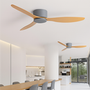 Haute qualité nordique plancher bas moderne ventilateur de plafond lampe DC LED ventilateur de plafond avec télécommande ménage simple ventilateur de plafond