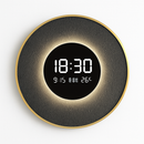 horloge décorative numérique lumineuse pour restaurant et décoration intérieure