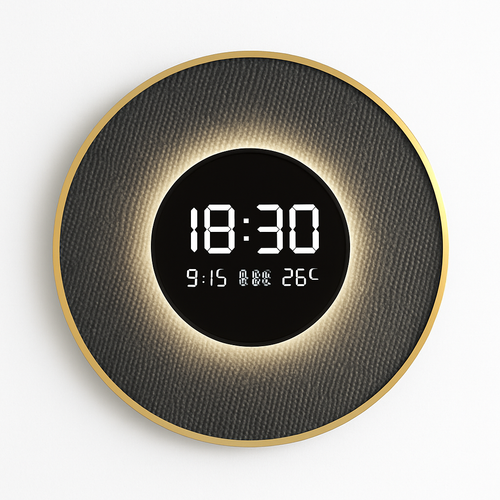 horloge décorative numérique lumineuse pour restaurant et décoration intérieure