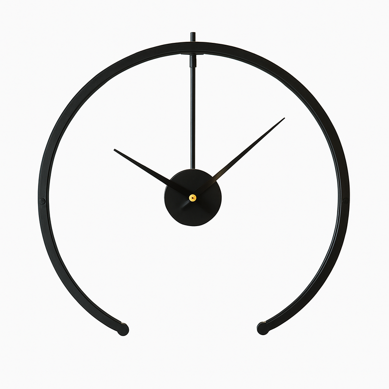 Horloge murale design rond ouvert 50cm Bolt