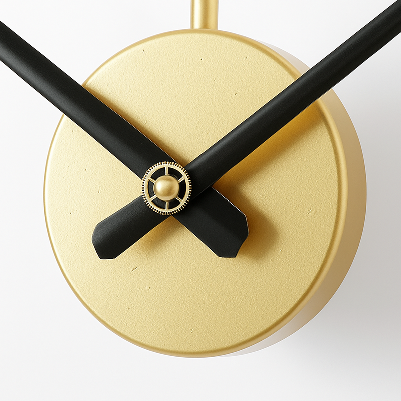 Horloge murale design rond ouvert 50cm Bolt