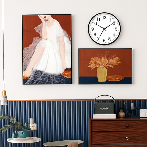 horloge murale extérieure étanche avec affichage température et humidité - vue 3 sur 8