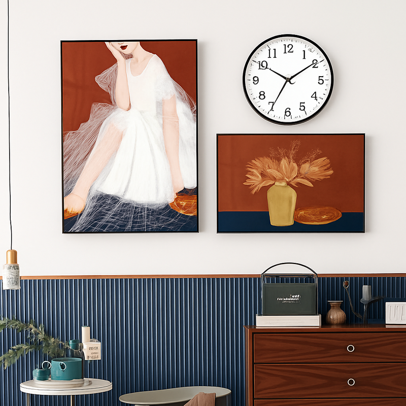 horloge murale extérieure étanche avec affichage température et humidité