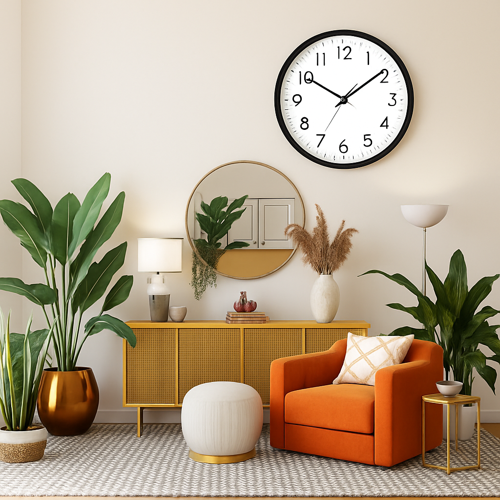 horloge murale extérieure étanche avec affichage température et humidité - vue 4 sur 8