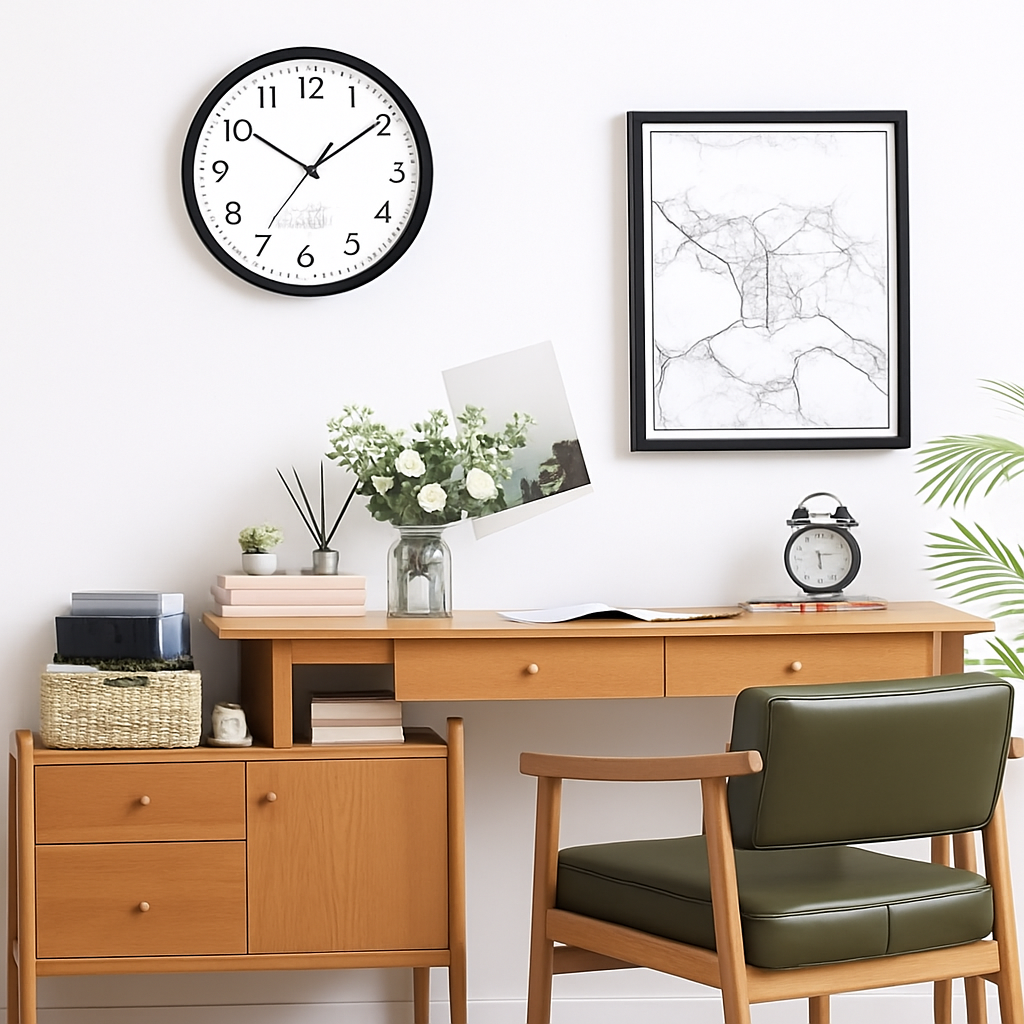 horloge murale extérieure étanche avec affichage température et humidité - vue 5 sur 8