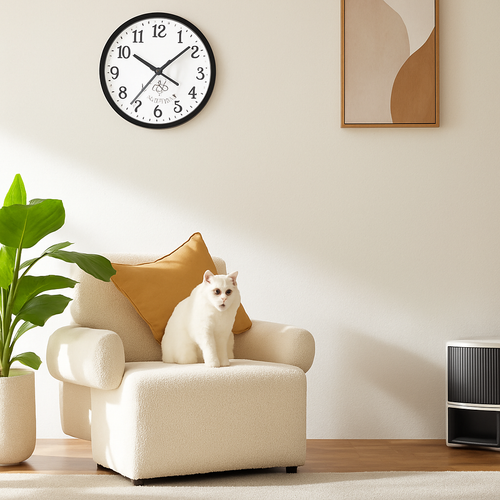 horloge murale extérieure étanche avec affichage température et humidité - vue 8 sur 8