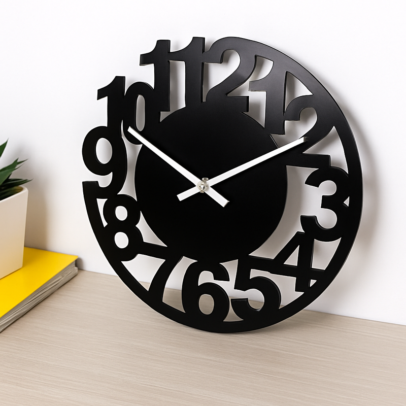 Horloge Murale Ronde Style Anglais - Diamètre 30 Cm, D'occasion