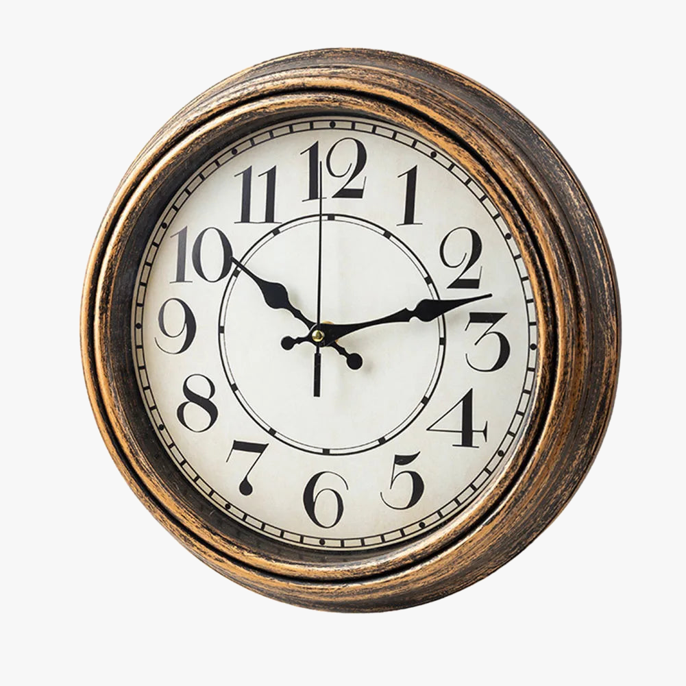 horloge murale vintage rétro silencieuse style européen antique décorative